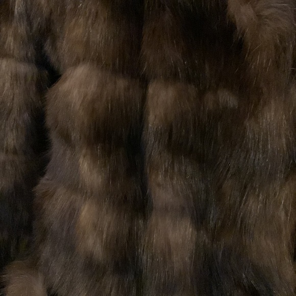 Russian sable knee length coat - Picture 4 of 9